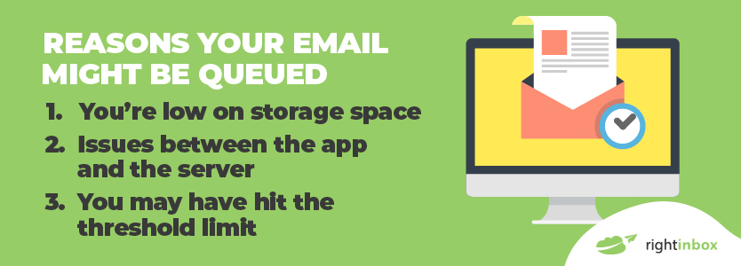 3 different reasons your email might be queued in gmail