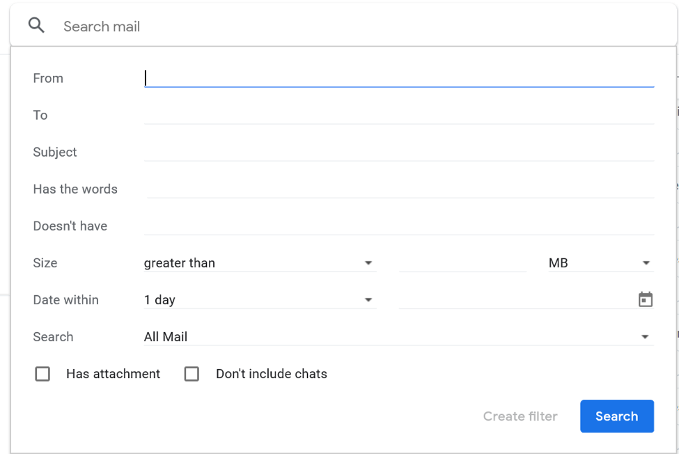 Slett alle e -postmeldinger på Gmail