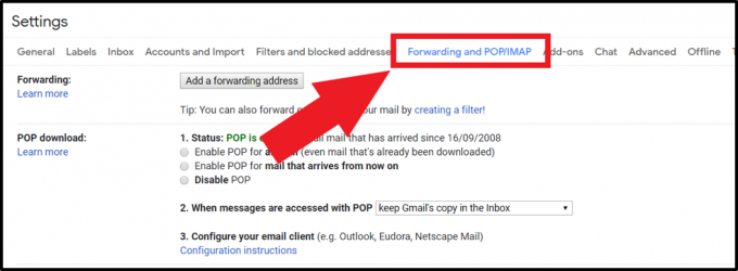 multiple mail forward in gmail