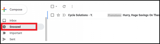 gmail snooze sent email