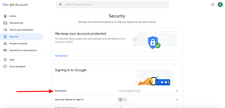 How to Change Your Gmail Password