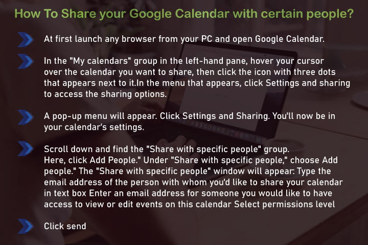 How to Share Google Calendar with Others: Step by Step Guide